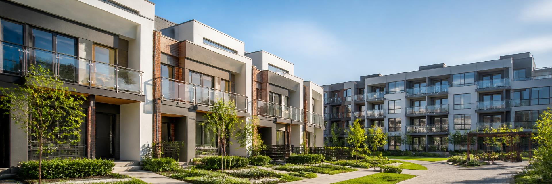 Modern residential property development